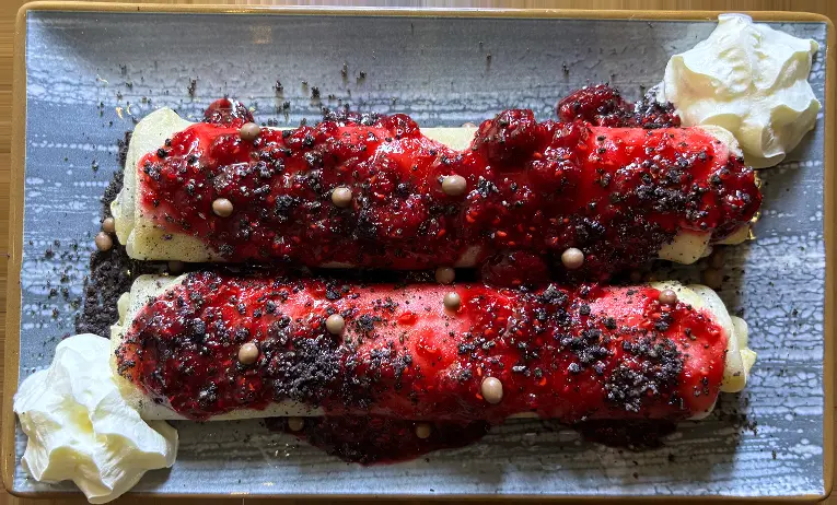 Oreo malina palacinka